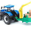 Bburago - New Holland Agriculture, Farm Tracktor With Tree Forwarder 18-31655 (18-31650)