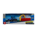 Bburago - New Holland Agriculture, Farm Tracktor With Combination Trailer 18-31657 (18-31650)