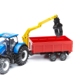 Bburago - New Holland Agriculture, Farm Tracktor With Combination Trailer 18-31657 (18-31650)