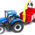 Bburago - New Holland Agriculture, Farm Tracktor With Combination Trailer 18-31657 (18-31650)