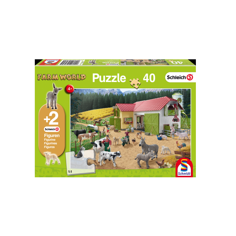 Schmidt Spiele - Puzzle A Day On The Farm 40 Pcs 56189