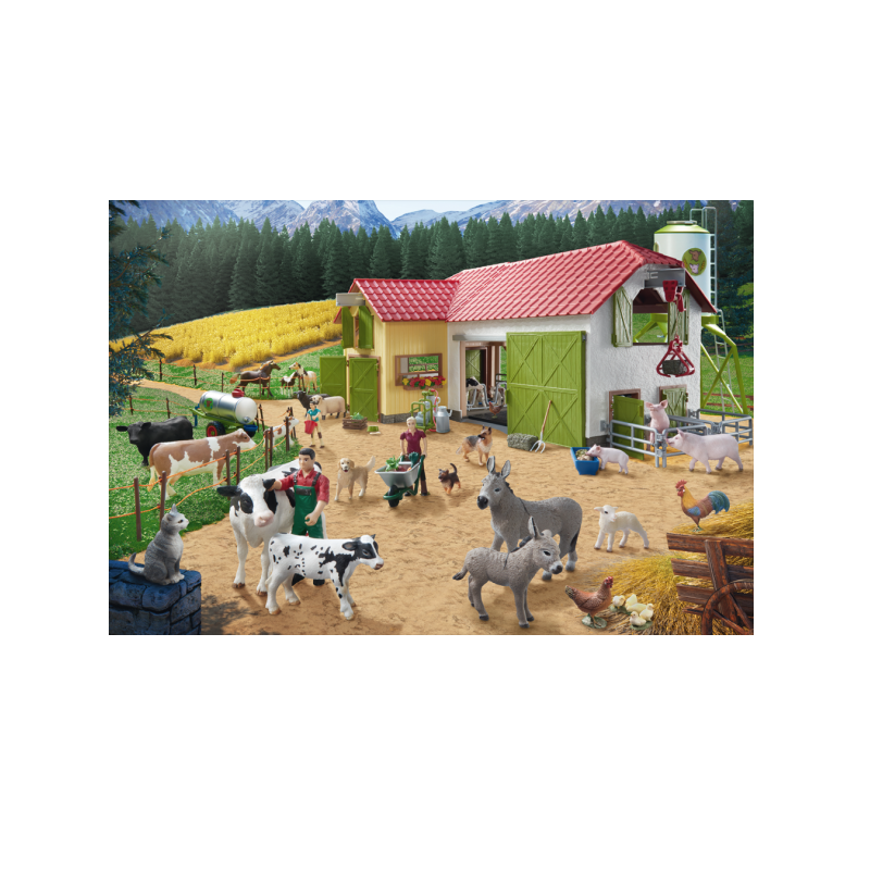 Schmidt Spiele - Puzzle A Day On The Farm 40 Pcs 56189