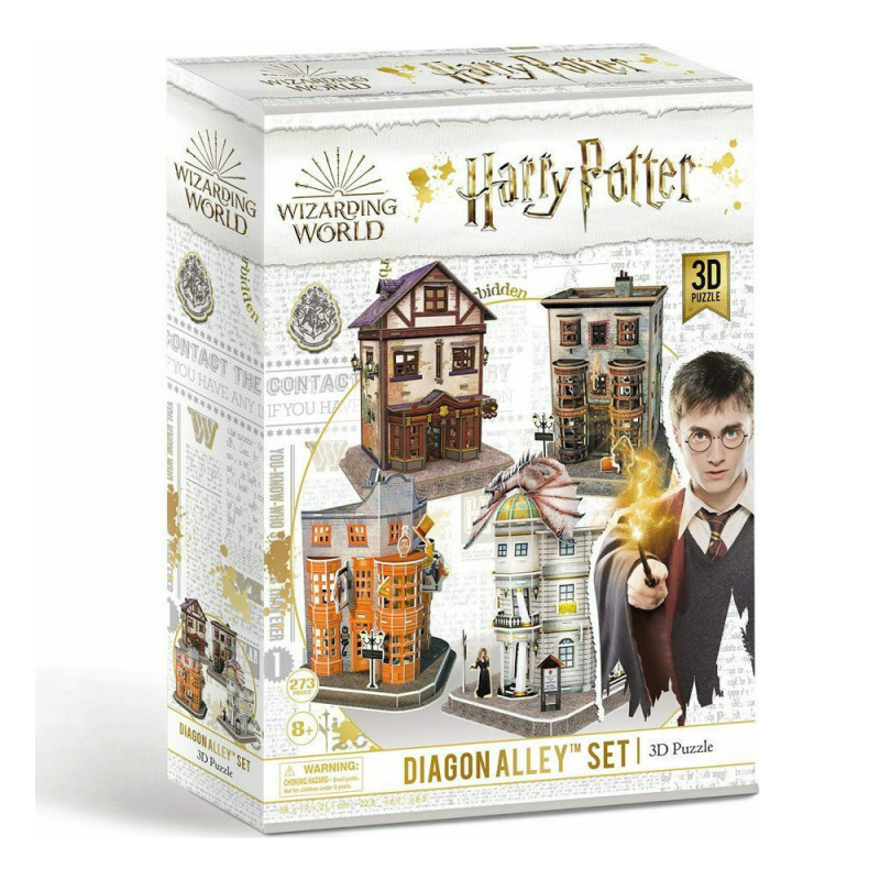 Cubic Fun - 3D Puzzle Harry Potter, Diagon Alley Set  273 Pcs DS1009h