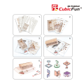 Cubic Fun - Puzzle 3D World΄s Great Architecture, The Parthenon 24 Pcs C076h