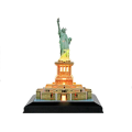 Cubic Fun - 3D Led Puzzle Architecture Model- Led Lighting, Statue Of Liberty 37 Pcs L505h