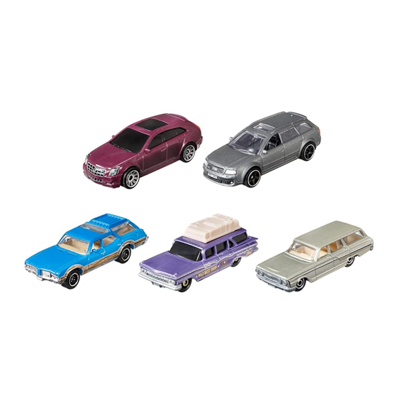 Mattel Matchbox - Αυτοκινητάκια Σετ των 5, MBX Wagons GVY40 (C1817)
