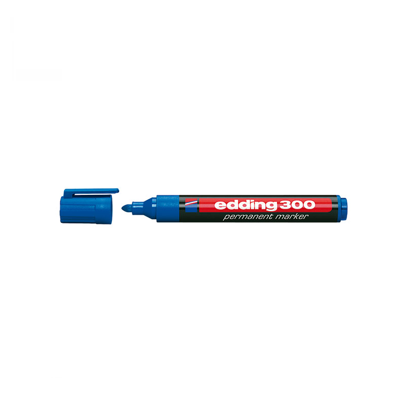 Edding – Μαρκαδόρος Ανεξίτηλος 300, Μπλε 300003