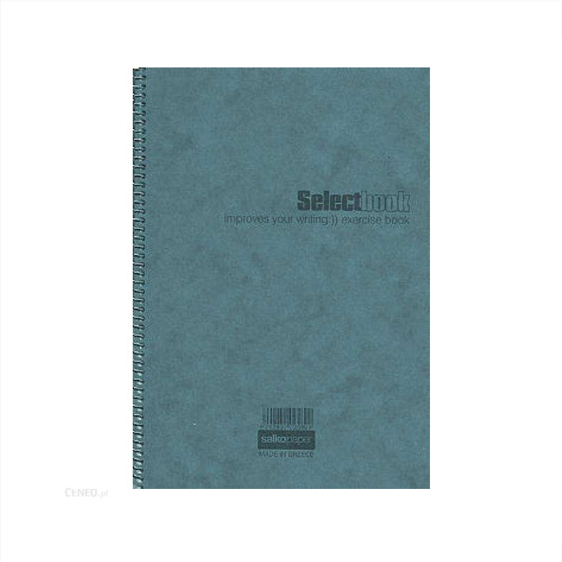 Salko Paper - Τετράδιο Select Book A4, 5 Θέματα 125 Φύλλα Γκρι 2620