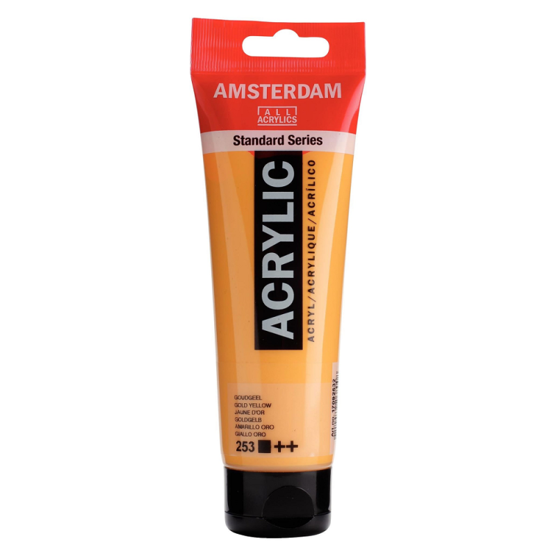 Royal Talens - Ακρυλικό Χρώμα Amsterdam Standard, Gold Yellow (253) 120 ml 17092532