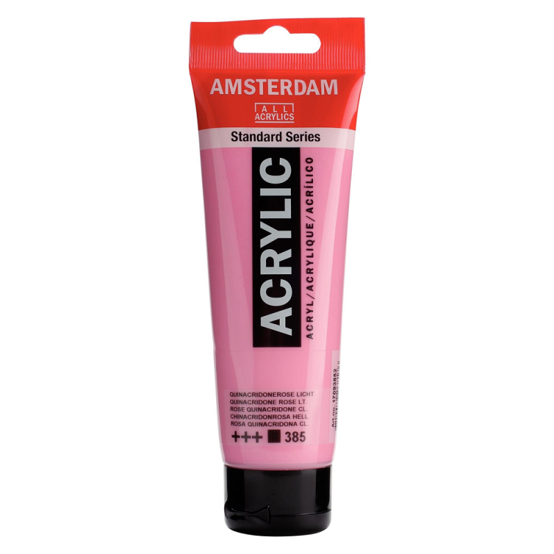 Royal Talens - Ακρυλικό Χρώμα Amsterdam Standard, Quinacridone Rose Light (385)  120 ml 17093852