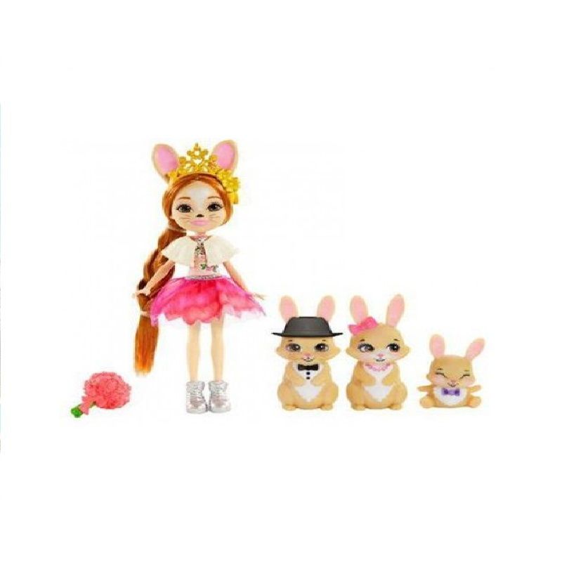 Mattel Enchantimals Royals - Brystal Bunny Family GYJ08 (GJX43)