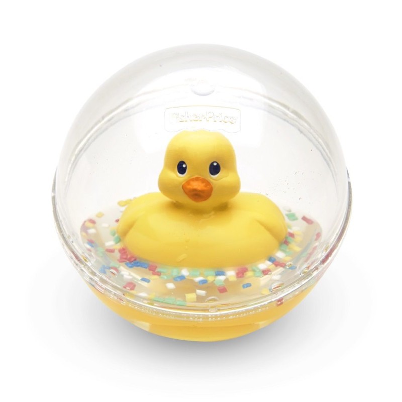 Fisher Price - Watermates Μπαλίτσα Με Παπάκι Κίτρινο 75676 (DVH21)