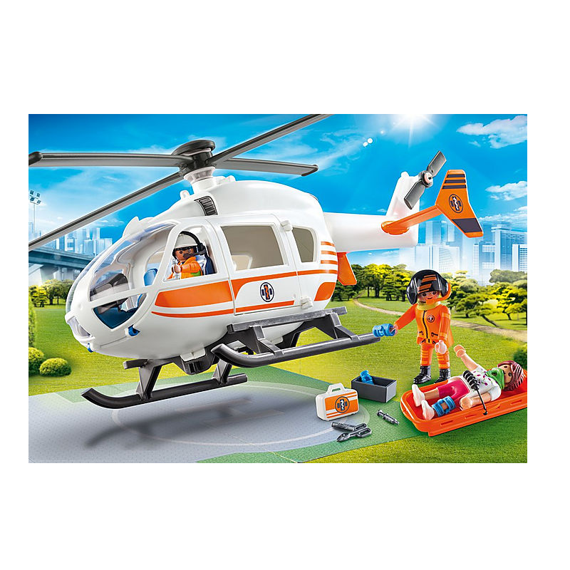 Playmobil City Life - Ελικόπτερο Διάσωσης 70048