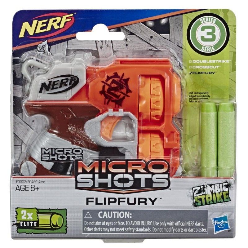 Hasbro Nerf - Microshots Zombie Strike Flipfury E3002 (E0489)