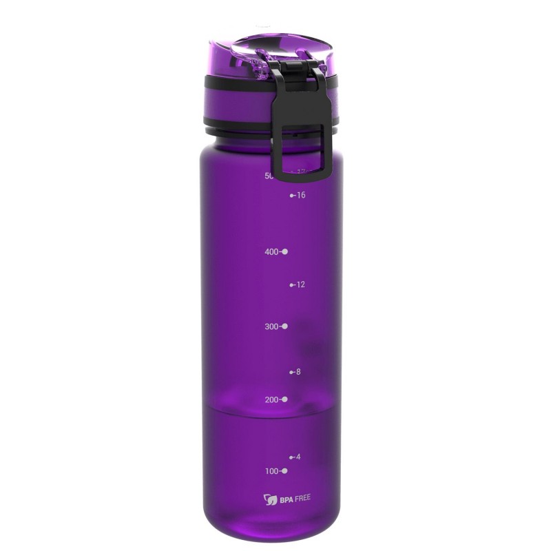 Ion8 - Παγούρι Πλαστικό Slim Leak Proof 600 ML, Μωβ 18500FPUR