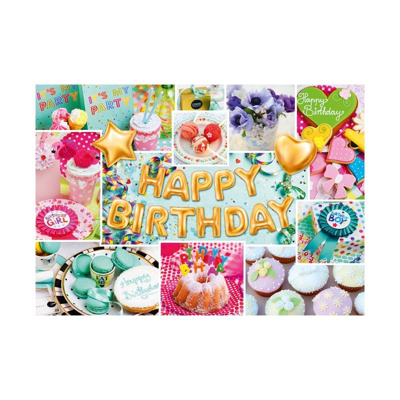 Schmidt Spiele – Puzzle Happy Birthday 1000 Pcs 58379