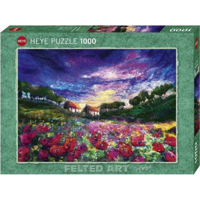 Heye Puzzle 1000 Pcs Sundown Poppies 29917