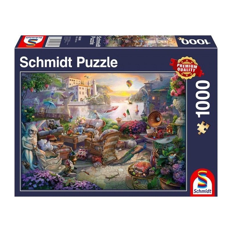 Schmidt Spiele – Puzzle Italian Terrace 1000 Pcs 58346