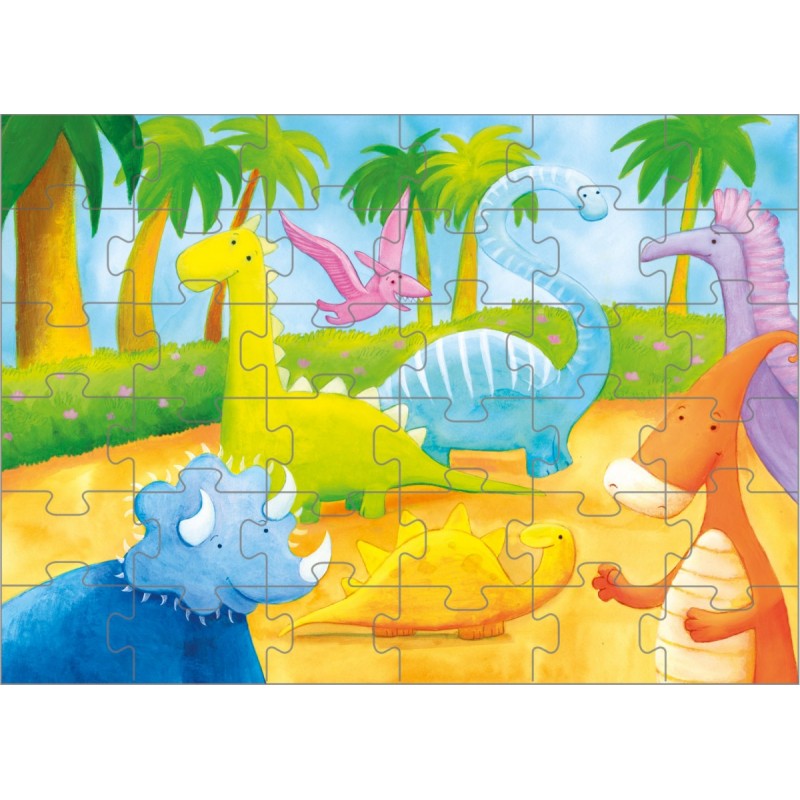 50/50 Games – Puzzle – Δεινόσαυροι 36 Pcs 505307