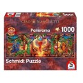 Schmidt Spiele – Puzzle Panorama Kingdom Of The Firebird 1000 Pcs 59615