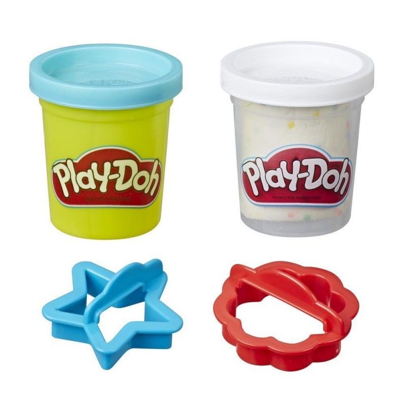 Hasbro Play-Doh - Cookie Canister Play Food Με 2 Χρώματα Sugar Cookie E5206
