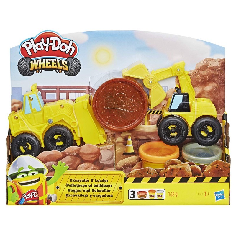 Hasbro Play-Doh - Wheels, Excavator & Loader E4294