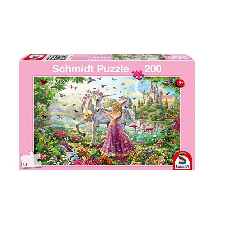 Schmidt Spiele – Puzzle Beautiful Fairy In The Magic Forest 200 Pcs 56197