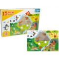 Trefl - Puzzle Animals and Their Houses 15 Pcs 14280