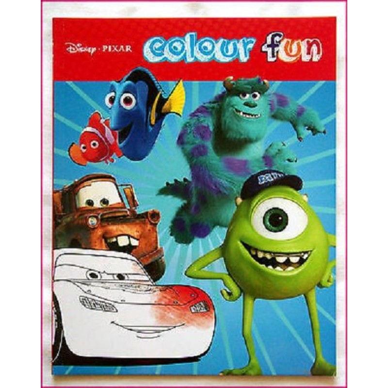 Colour Fun - Monsters Cars And Nemo