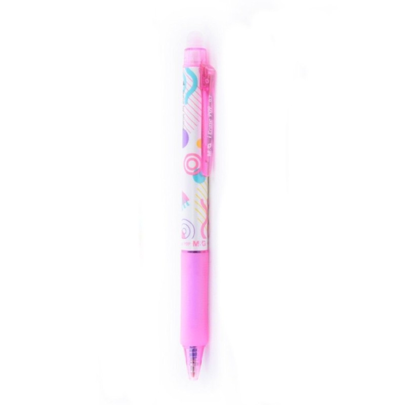 M&G - Στυλό iErase Pop Gel Friction Με Κουμπί 0.7mm Ροζ AKPH3276