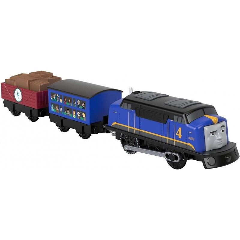 Fisher Price Thomas & Friends - Μηχανοκίνητo Τρενάκι Με 2 Βαγόνια Gustavo GHK78 (BMK93)