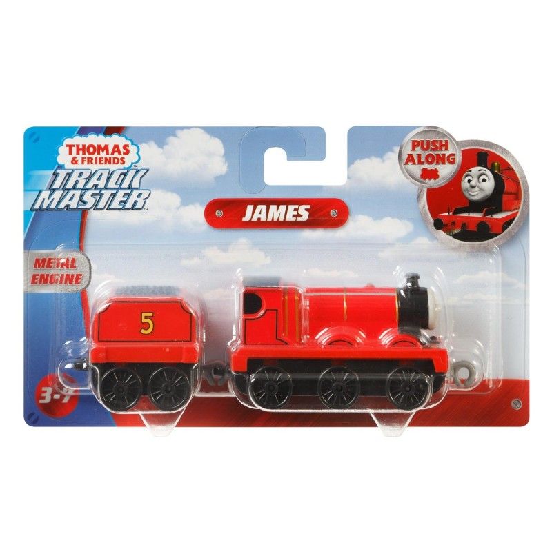 Fisher Price Thomas & Friends - Trackmaster Τρενάκι Με Βαγόνι James FXX21 (GCK94)