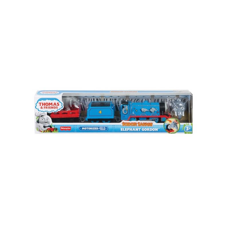 Fisher Price Thomas & Friends - Μηχανοκίνητο Τρενάκι Σαφάρι Gordon Elephant Engine GLK73 (GLK69)