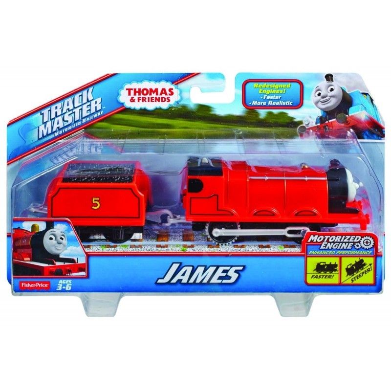 Fisher Price Thomas & Friends - Μηχανοκίνητο Τρένο Με Βαγόνι James BML08 (BMK86/BMK87)