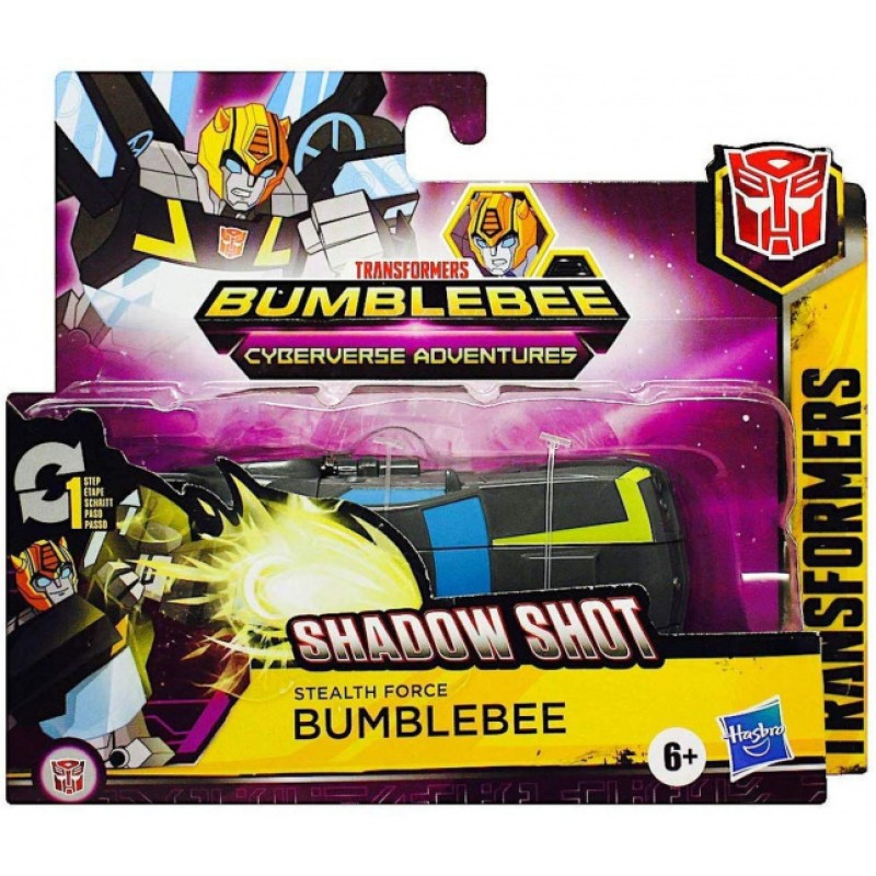 Hasbro - Transformers - Cyberverse 1 Step Changer Stealth Force Bumblebee E7074