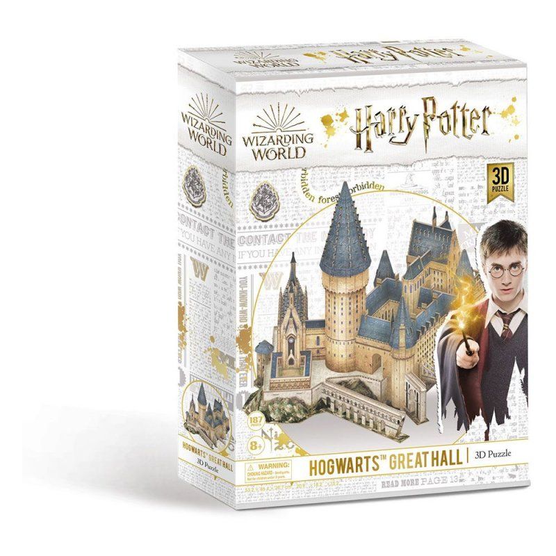 Cubic Fun - 3D Puzzle Harry Potter, Hogwarts Great Hall 185 Pcs DS1011h