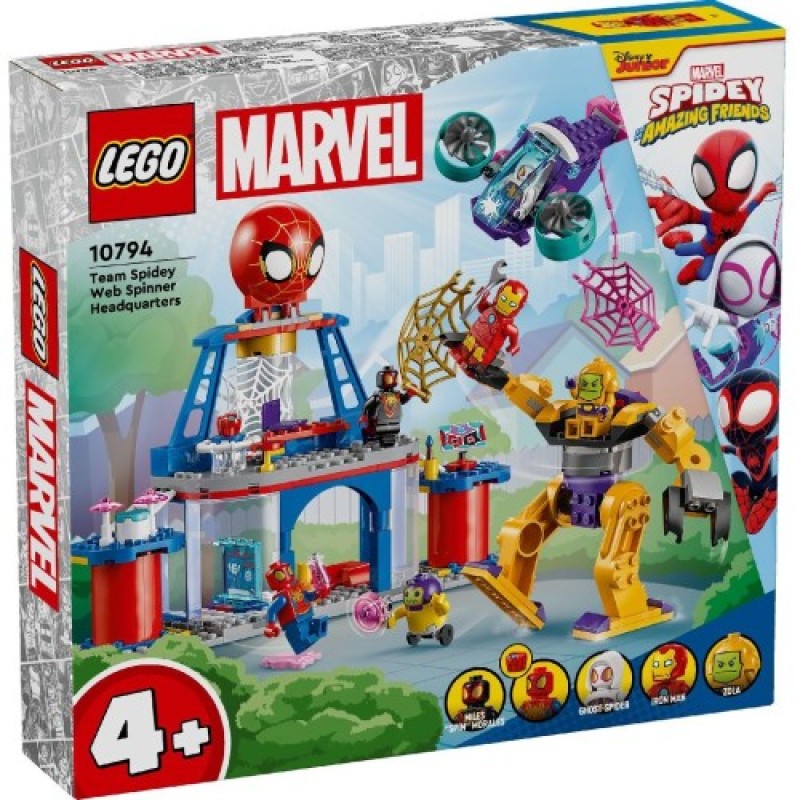 Lego Marvel - Super Heroes Team Spidey Web Spiner Headquarters 10794
