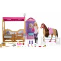 Mattel Barbie - Barbie Mysteries The Great Horse Chase Ultimate Stable Playset HXJ44