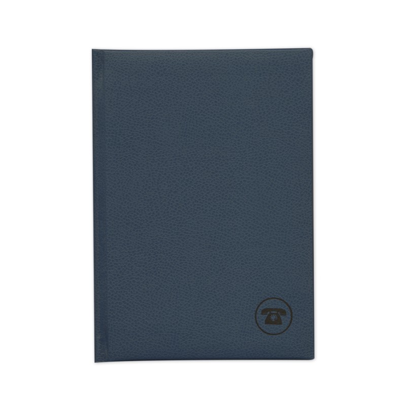 Adbook - Τηλεφωνικό Ευρετήριο Laminated, 14x21 cm Blue 128 Φύλλα E-9011