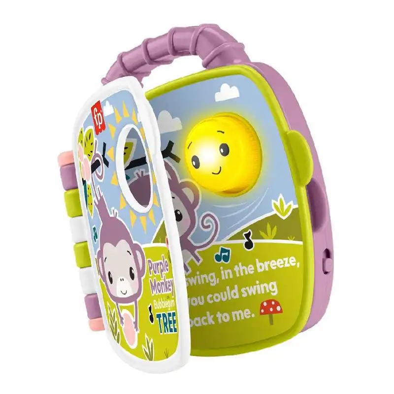 Fisher Price -  Μουσικό Βιβλιαράκι Μαϊμουδάκι JFN07