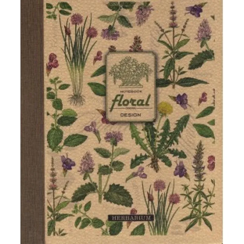 For You - Notebook Kraft, Τετράδιο Σπιράλ Βιβλιοδετημένο B6 80 Φύλλα 70gr 2 Θέματα 10x14 80 Φύλλων, Floral 032.8417