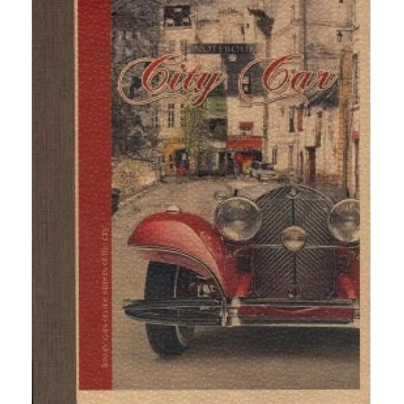 For You - Notebook Kraft, Τετράδιο Σπιράλ Βιβλιοδετημένο B6 80 Φύλλα 70gr 2 Θέματα 10x14 80 Φύλλων, City Car 032.8417