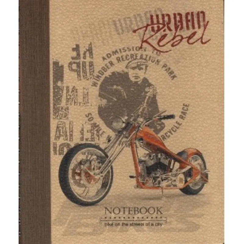 For You - Notebook Kraft, Τετράδιο Σπιράλ Βιβλιοδετημένο B6 80 Φύλλα 70gr 2 Θέματα 10x14 80 Φύλλων, Urban Rebel 032.8417