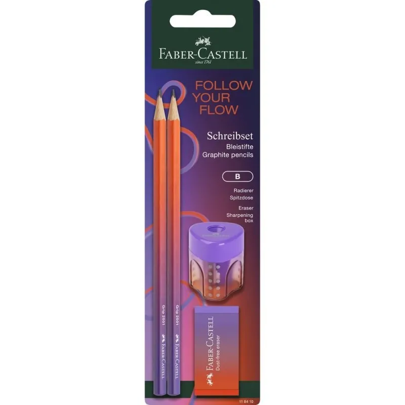 Faber Castell - Σετ Mολυβιών Β, Flow, Punchy Melon 118410