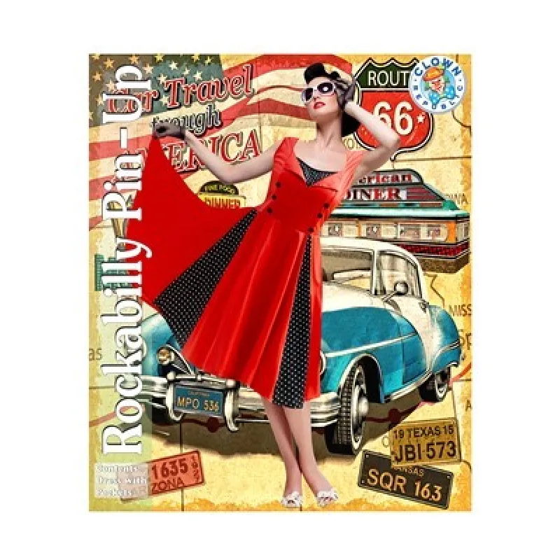 Clown – Αποκριάτικη Στολή, Pin Up 12000