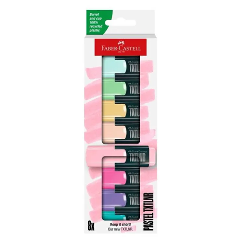 Faber Castell - Μαρκαδόροι Υπογράμμισης Mini Pastel 154218