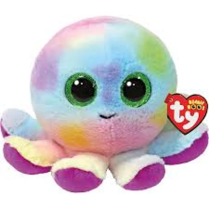 TY - Beanie Boos , Χνουδωτό Χταπόδι Πολύχρωμο 15εκ 1607-37360