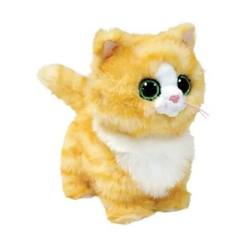 TY - Beanie Boos , Χνουδωτό Γατούλα με Χρυσό Τρίχωμα 15εκ 1607-37410