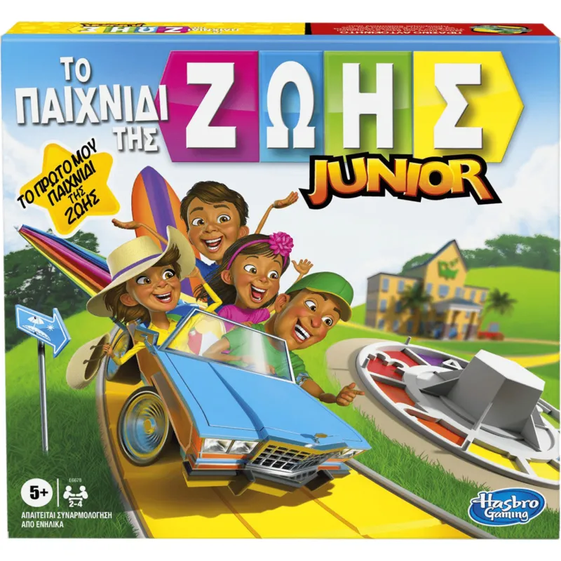 Hasbro - Επιτραπέζιο, Το Παιχνίδι Της Ζωής Junior E6678