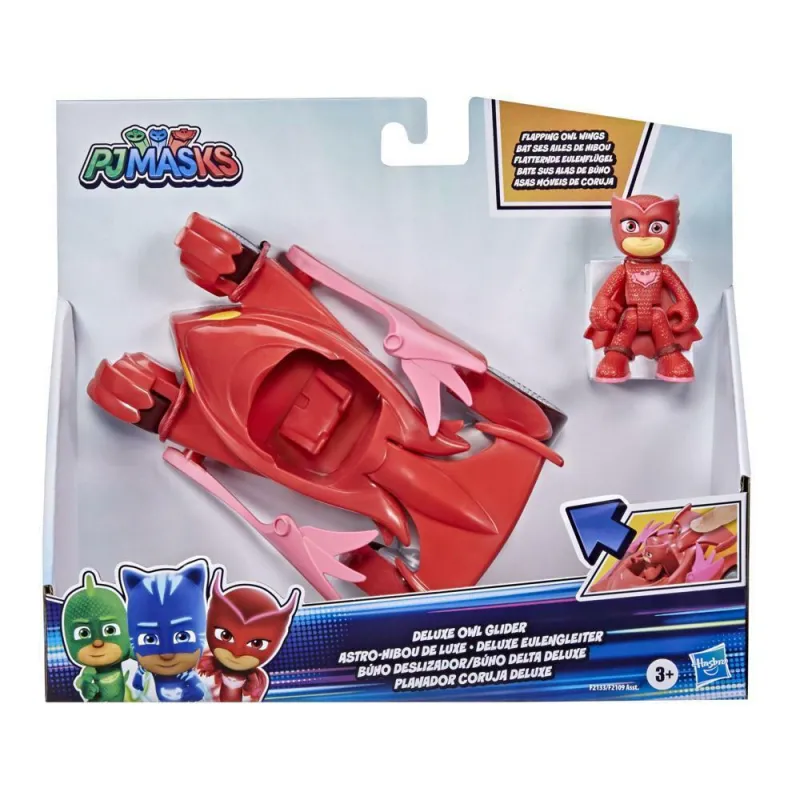 Hasbro Pj Masks - Φιγούρα & Όχημα, Owlette & Deluxe Owl Glider F2133 (F2109)